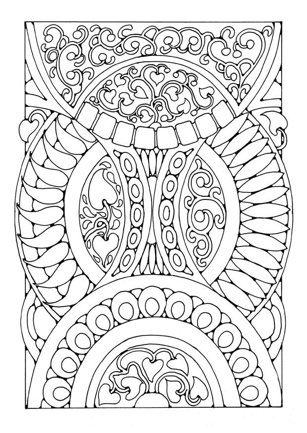Coloring page mandala a03