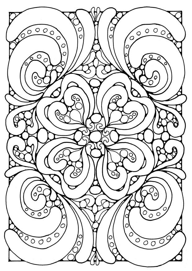 Coloring page mandala a04