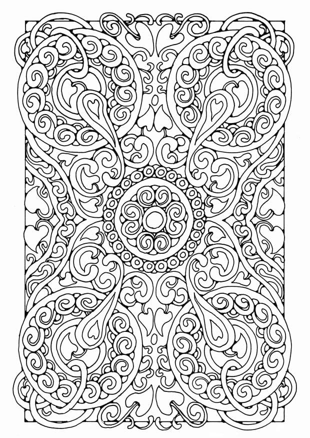 Coloring page mandala a05