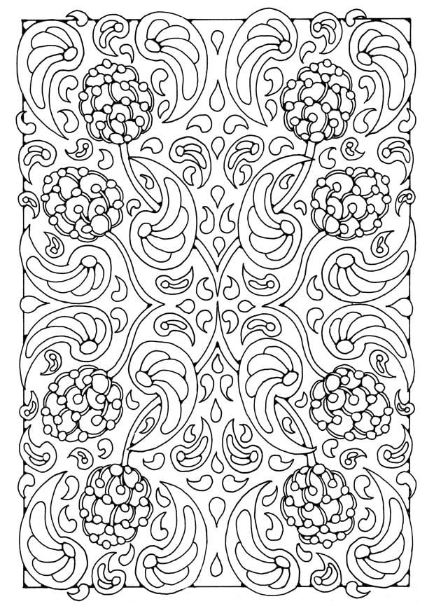 Coloring page mandala a08