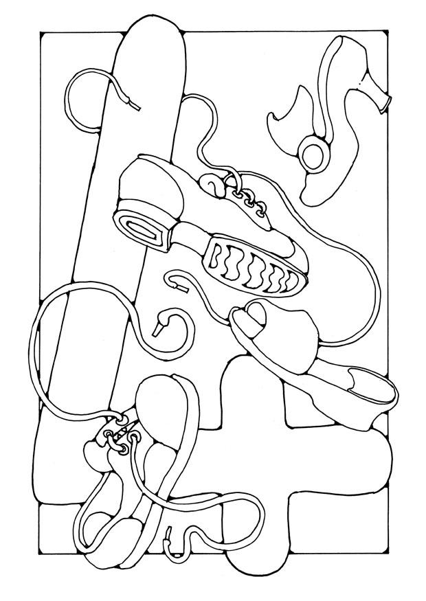 number - 4 Coloring page number - 4