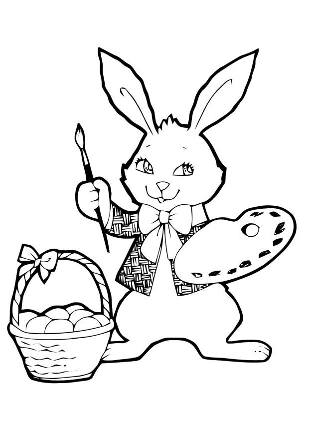 easter bunny Coloring page easter bunny