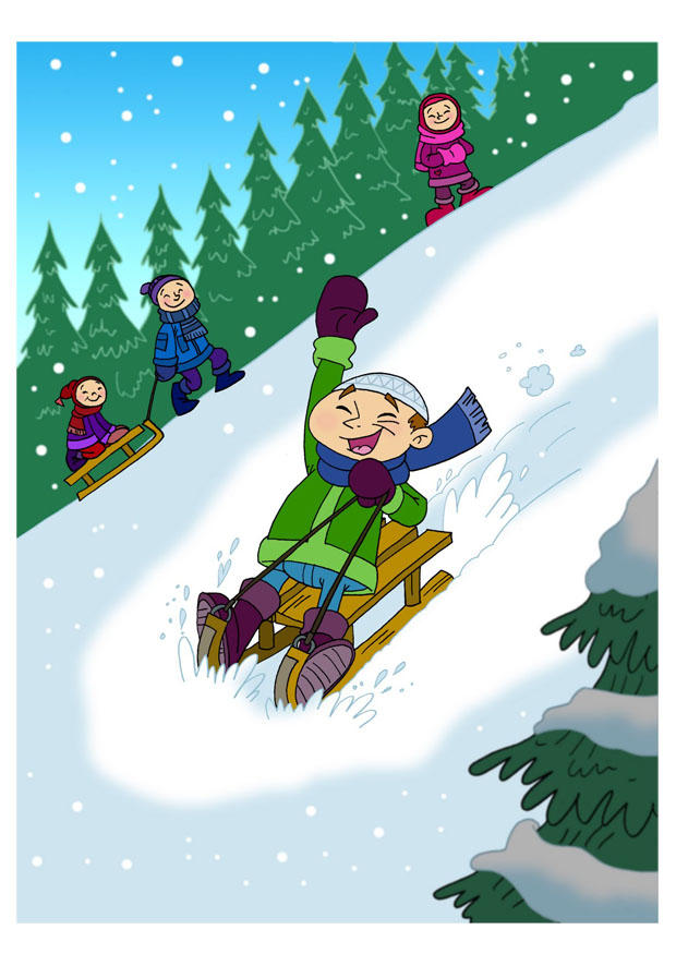 snow fun Image snow fun