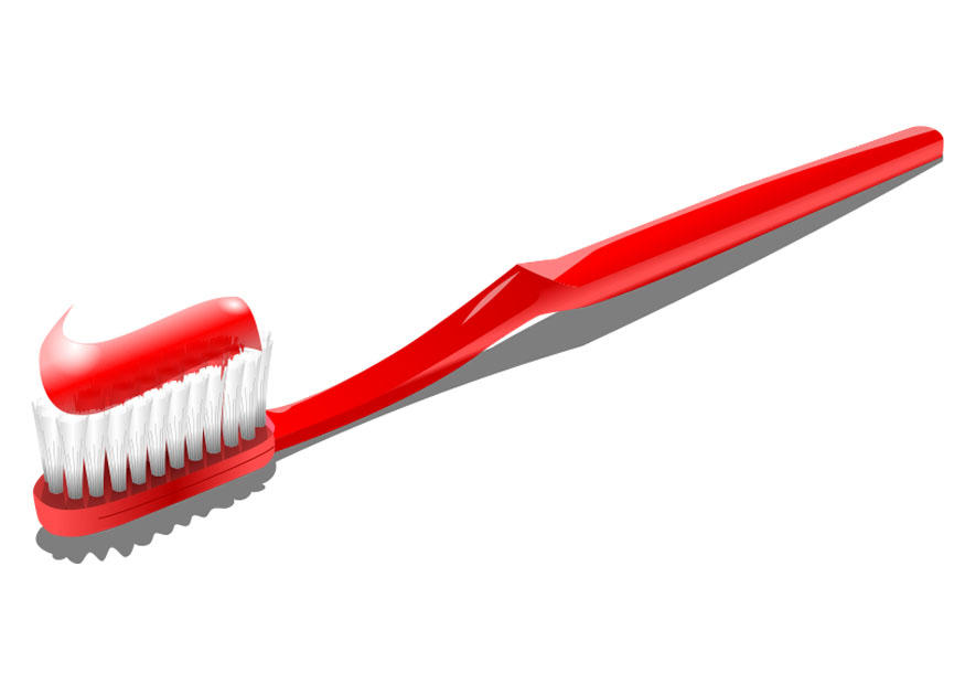 toothbrush with toothpaste Image toothbrush with toothpaste