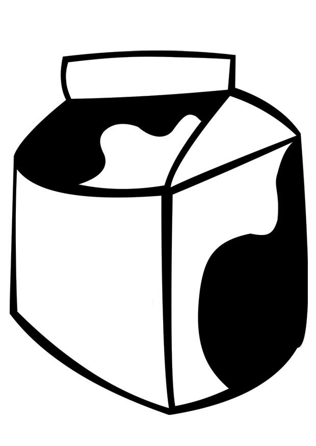 milk Coloring page milk