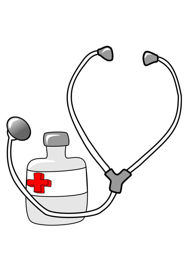 medicine and stethoscope Image medicine and stethoscope