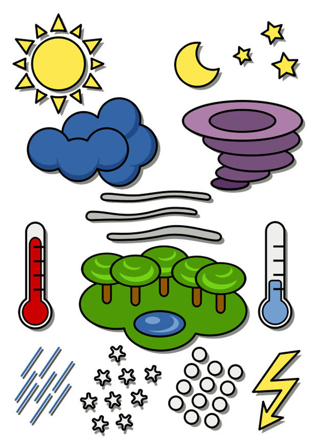 weather symbols Image weather symbols