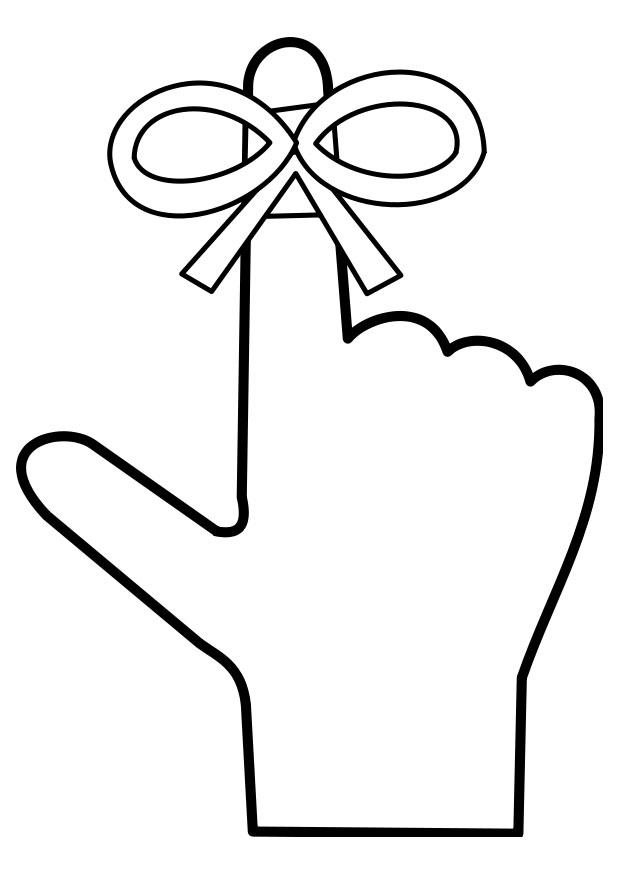 not to forget Coloring page not to forget