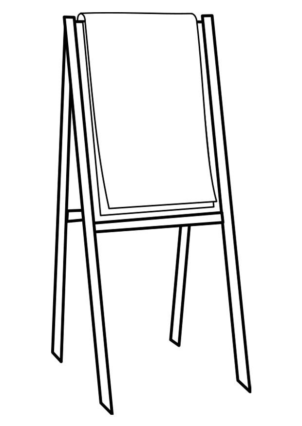 flip chart Coloring page flip chart