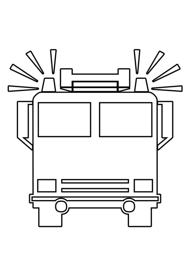fire engine Coloring page fire engine