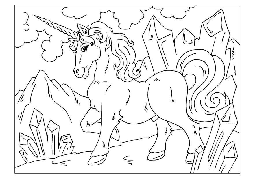 unicorn Coloring page unicorn