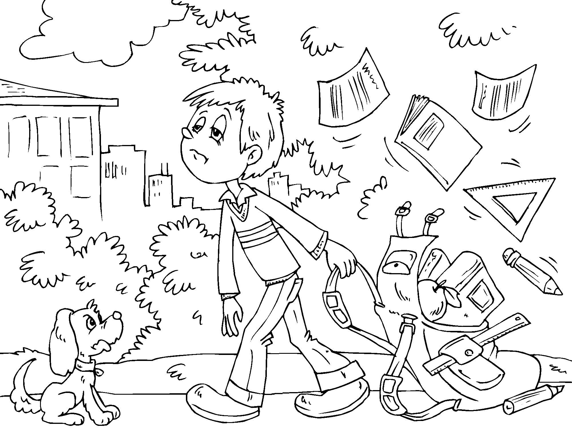 to not feel like something Coloring page to not feel like something
