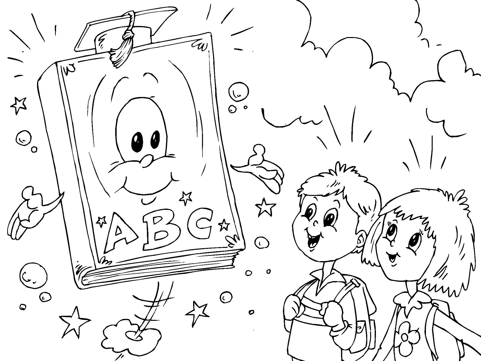 school book Coloring page school book