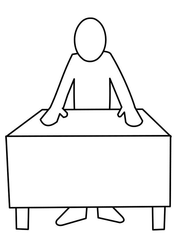 teacher Coloring page teacher