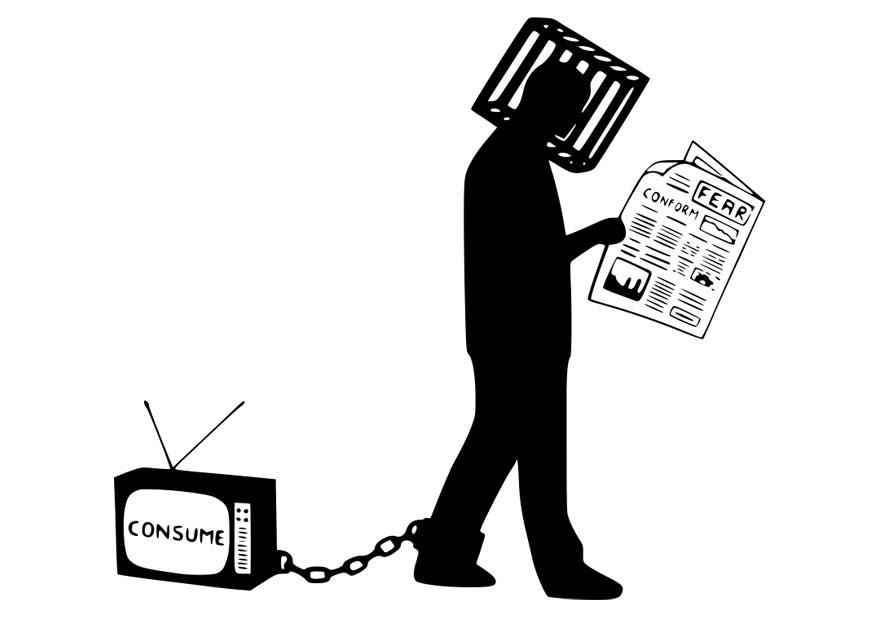 caught by the media Coloring page caught by the media