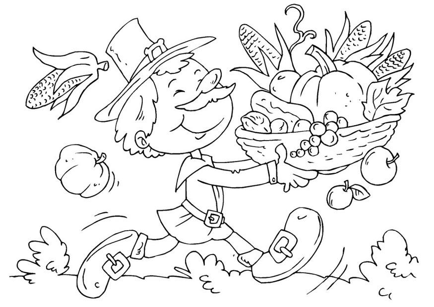 pilgrim Coloring page pilgrim