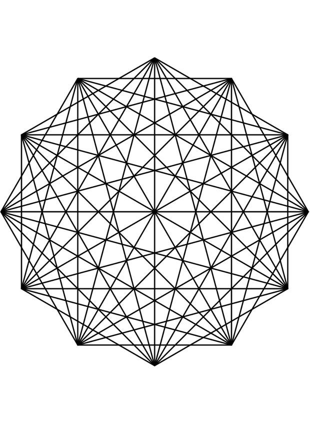 Coloring page mandala27