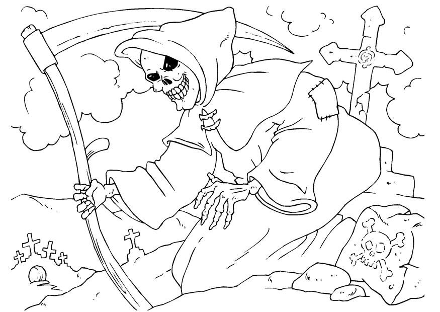 grim reaper Coloring page grim reaper