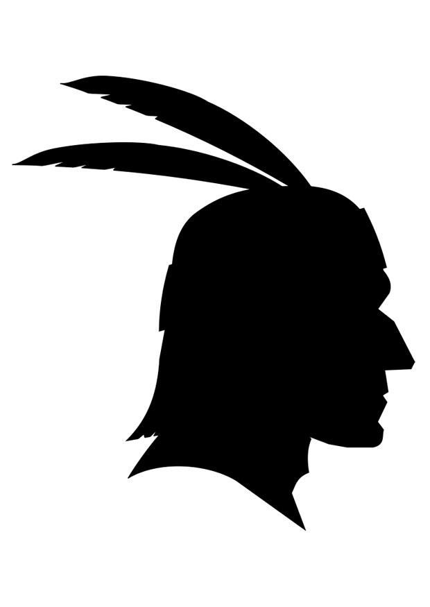 native american Coloring page native american