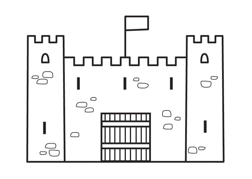 castle Coloring page castle