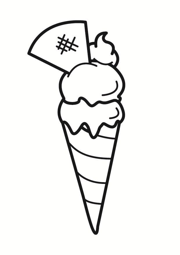 ice cream Coloring page ice cream
