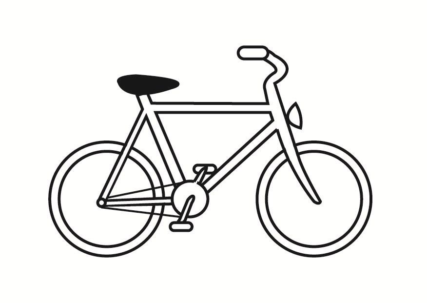 bicycle Coloring page bicycle