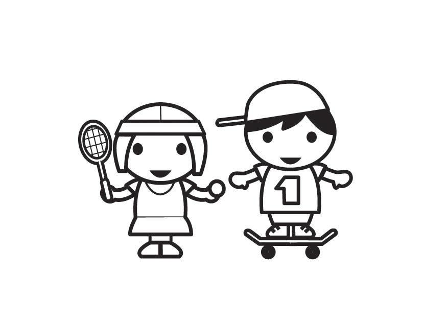 right to play Coloring page right to play