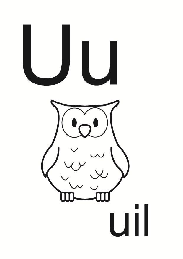 u Coloring page u