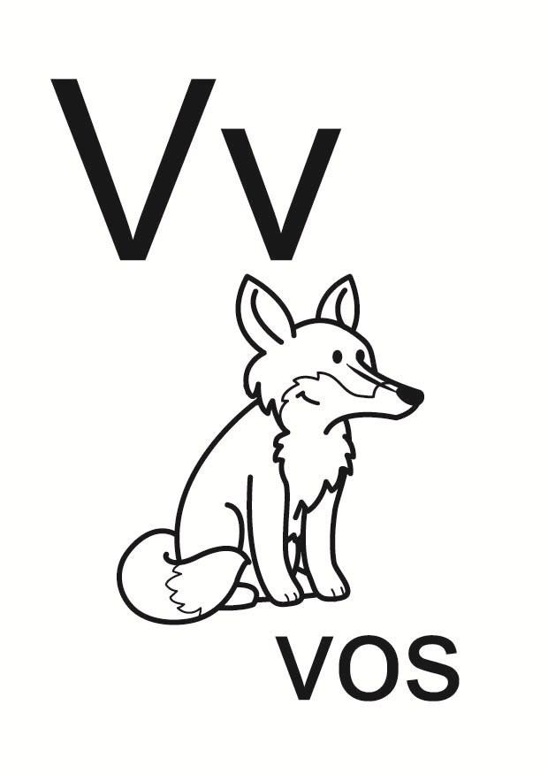v Coloring page v