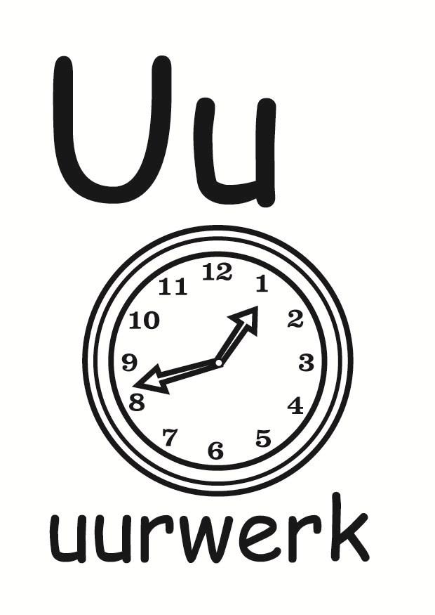u Coloring page u