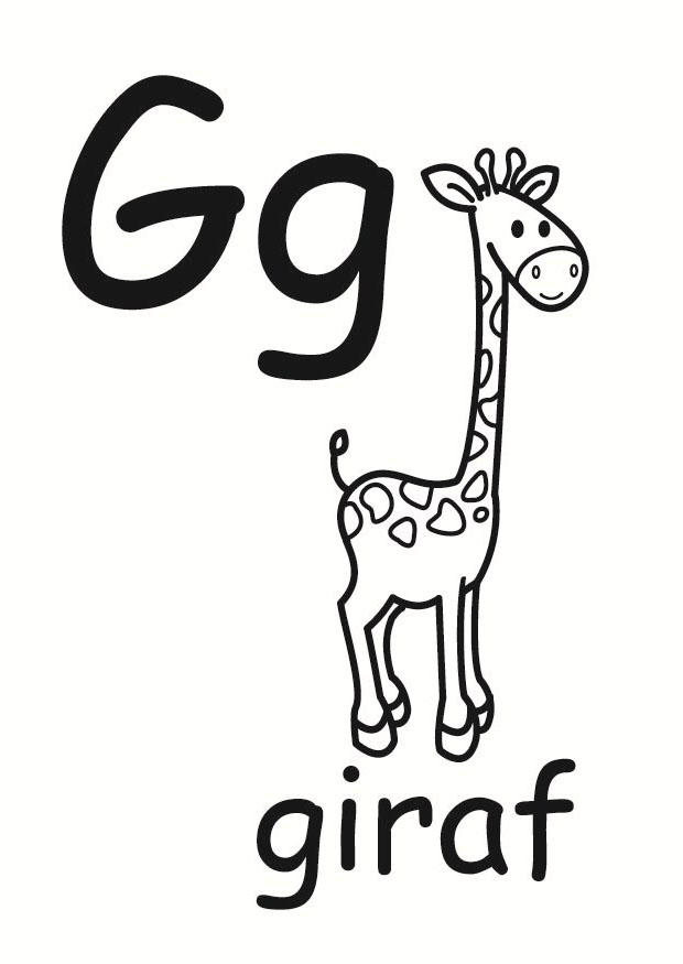 g Coloring page g