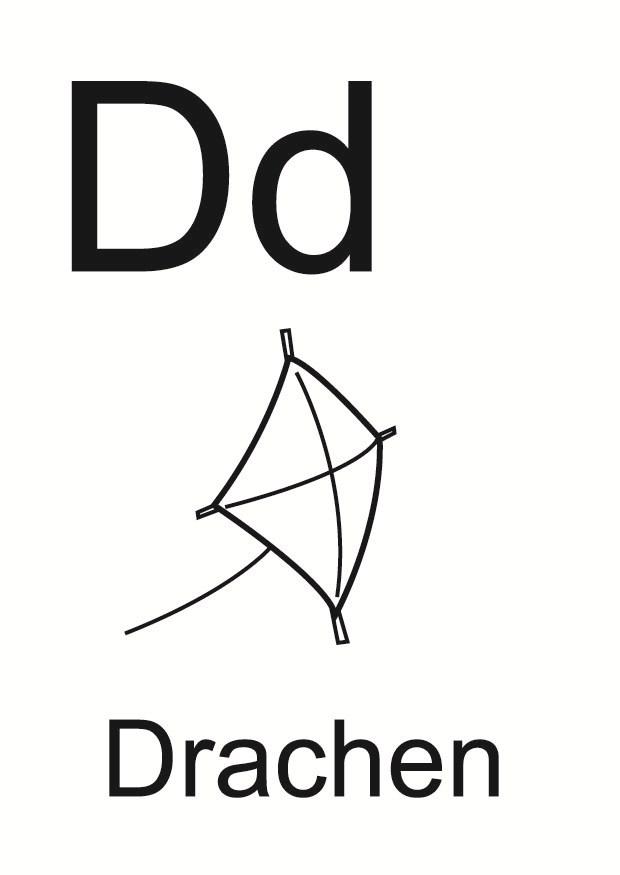 d Coloring page d