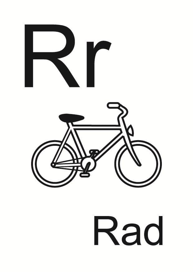 r Coloring page r