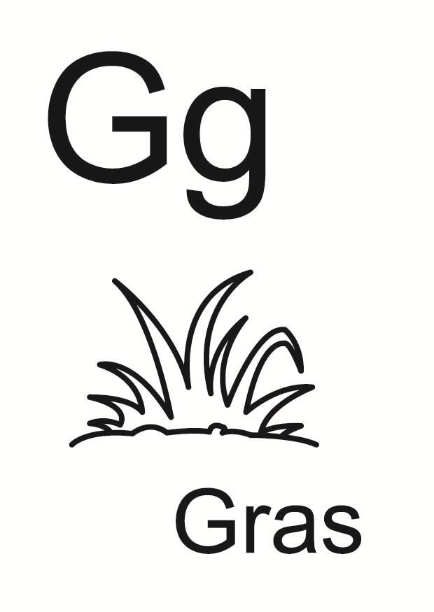 g Coloring page g