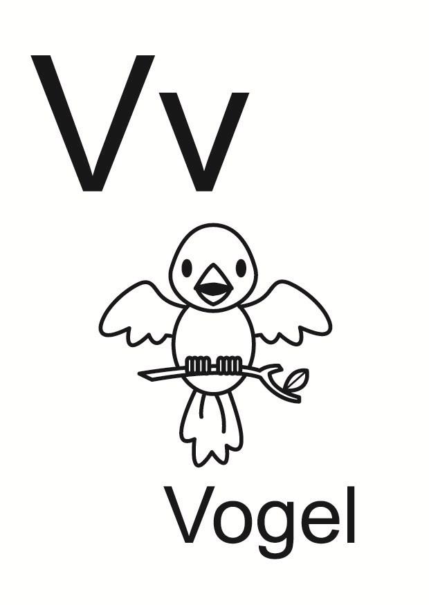 v Coloring page v