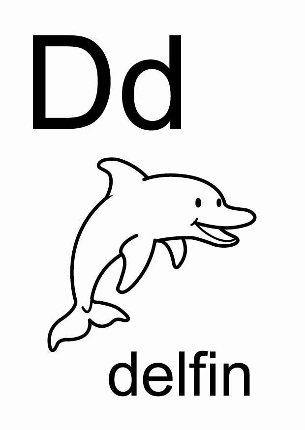 d Coloring page d