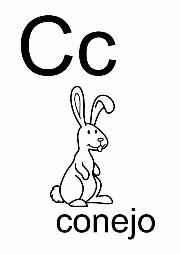 c Coloring page c