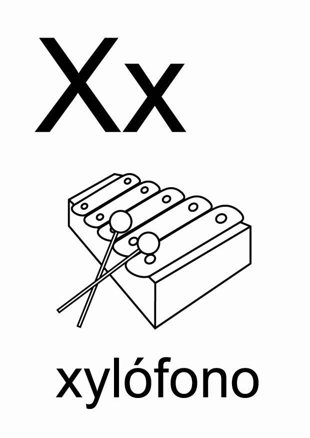 x Coloring page x