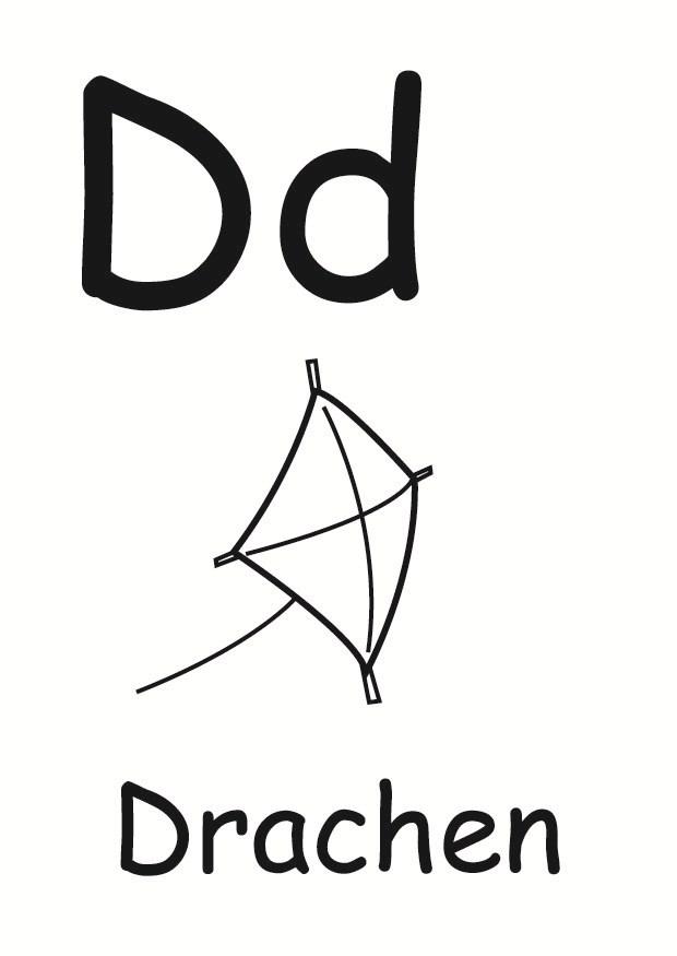 d Coloring page d