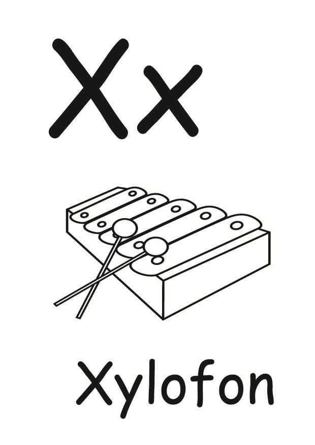x Coloring page x