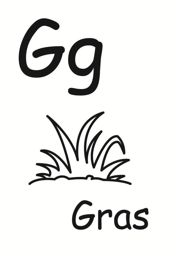 g Coloring page g