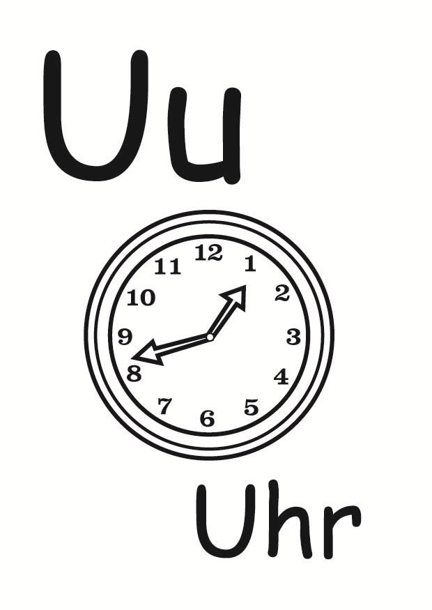 u Coloring page u