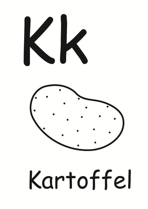 k Coloring page k