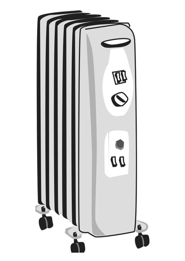 electrical heating Coloring page electrical heating