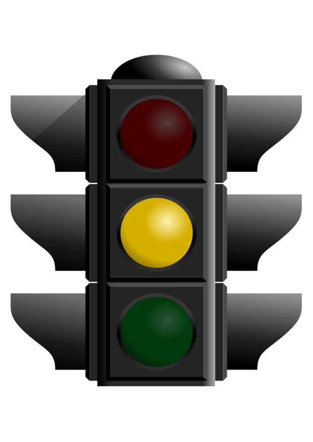 orange traffic light Image orange traffic light