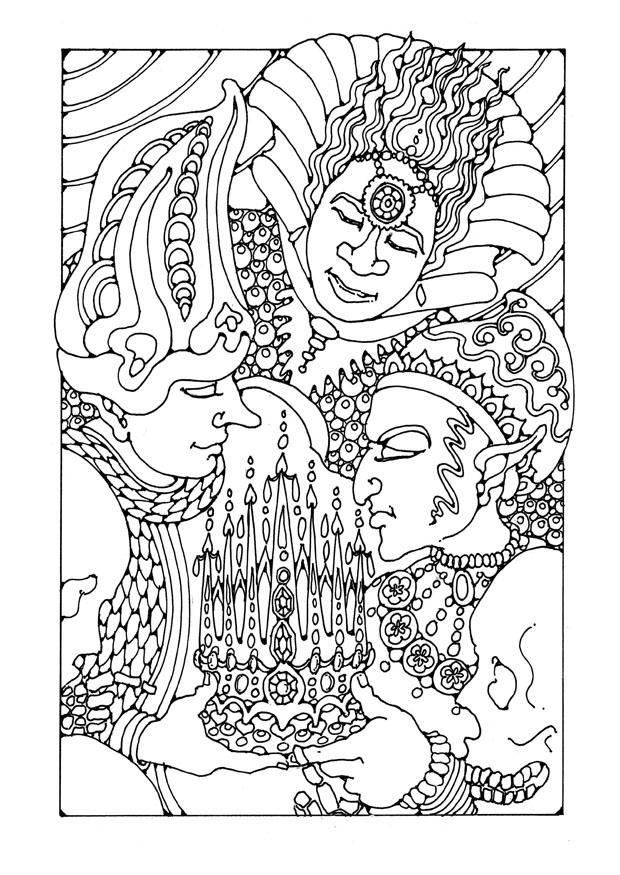 party Coloring page party
