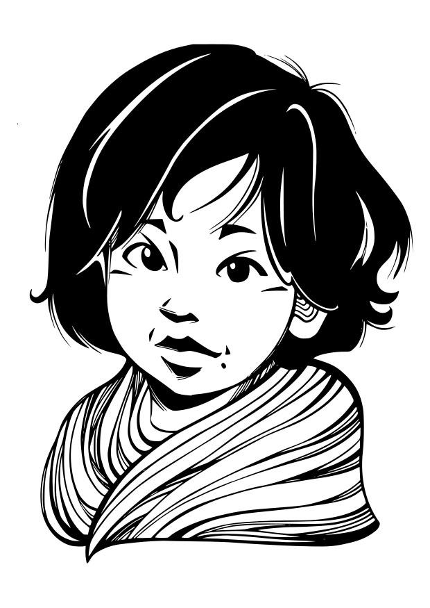 child Coloring page child