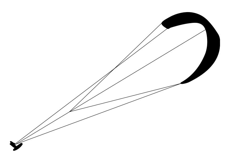 kitesurfing Coloring page kitesurfing