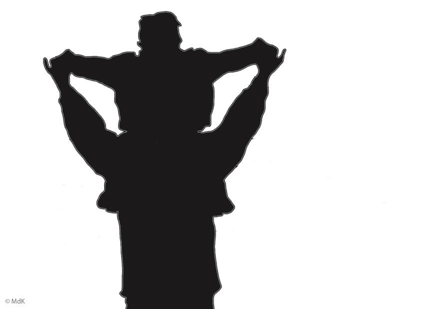 father and child Coloring page father and child