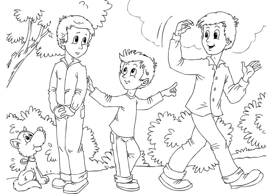shy Coloring page shy